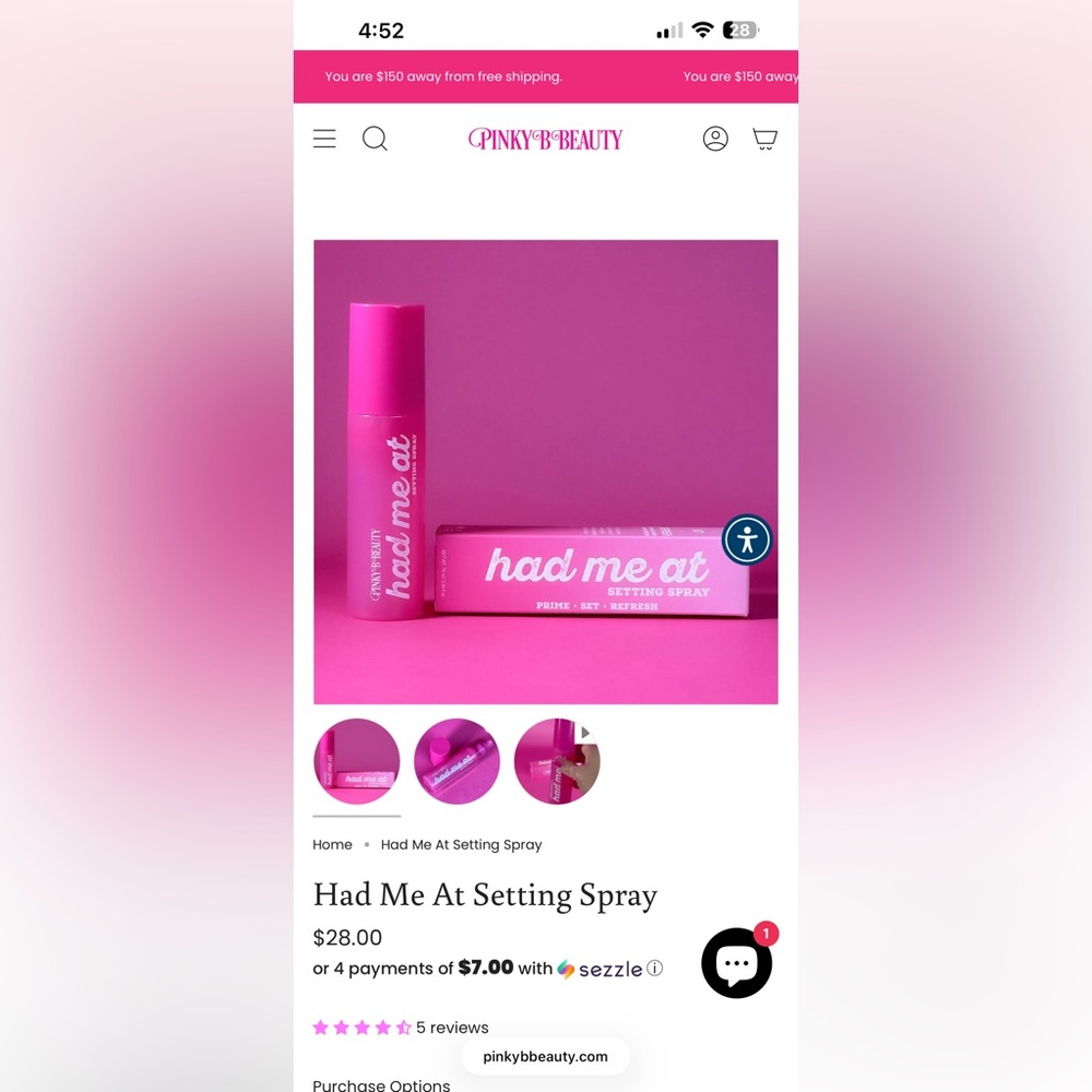 Pink Setting Spray - Picture 6 of 6